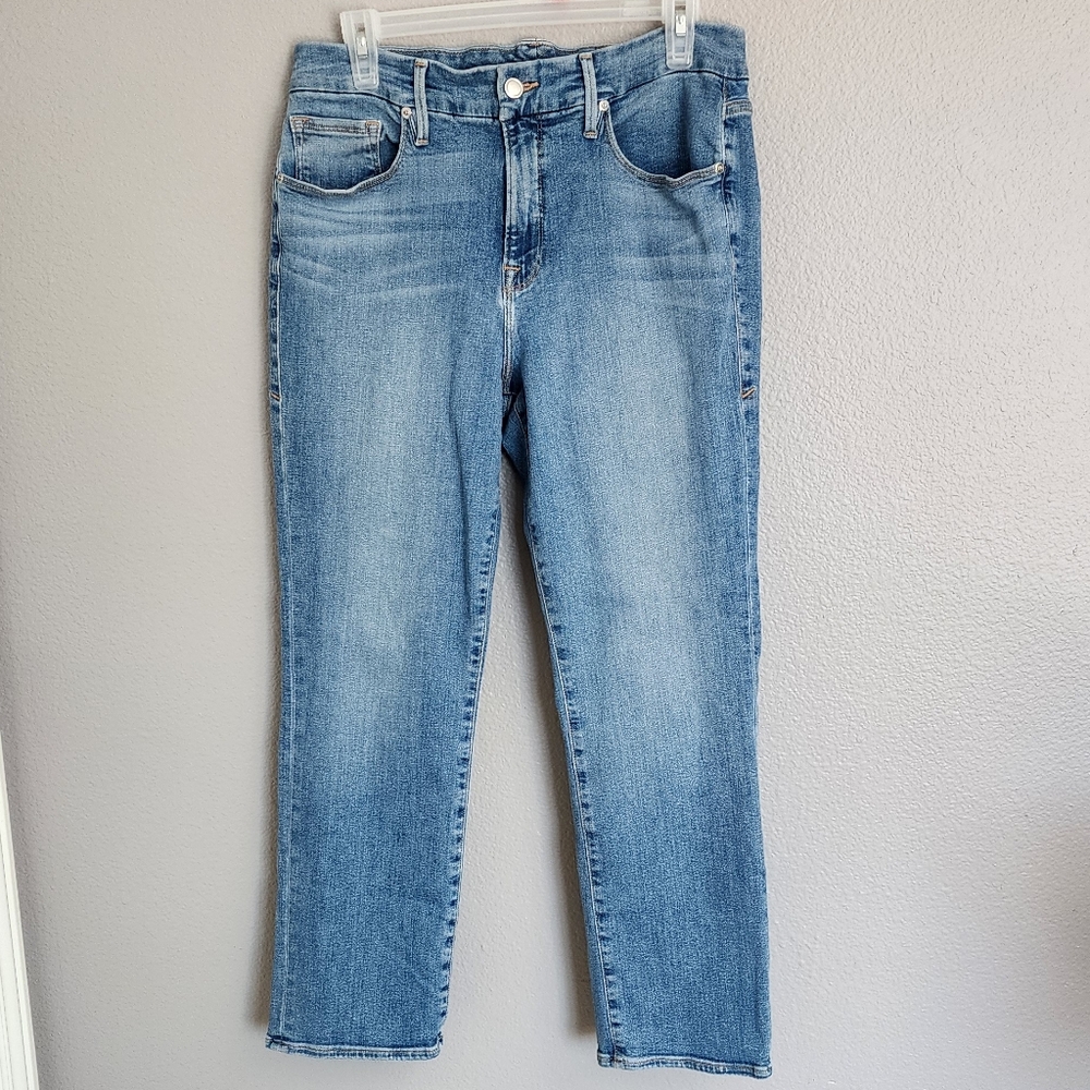 GOOD AMERICAN STRAIGHT JEANS/  14/32